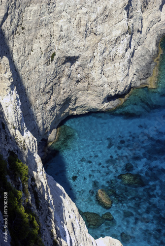 Cliff and sea / Zakynthos - Zante / Greece © Marcin