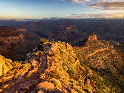 Grand Canyon Trail at Sunrise