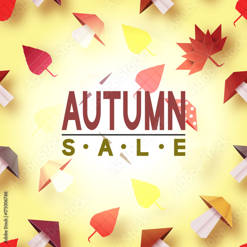 Autumn Sale Discount Card.