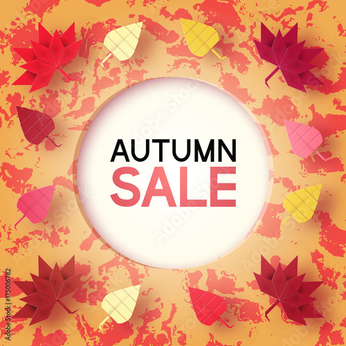 Autumn Sale Discount Card.