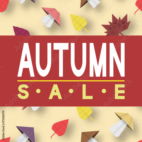Autumn Sale Discount Card.