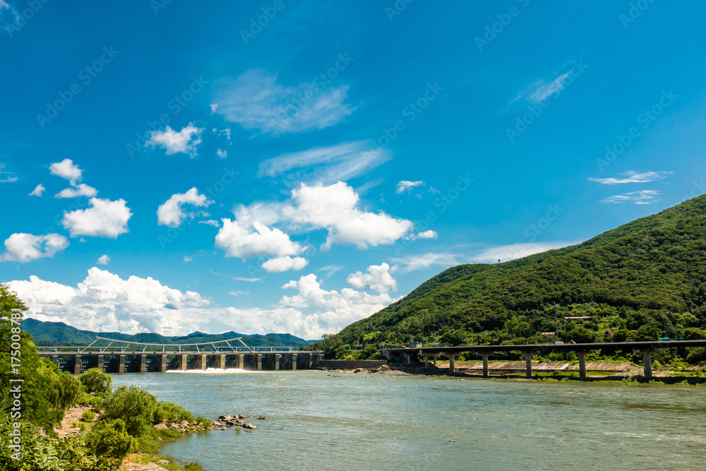Paldang Damd Is The Closest Dam In Seoul Connecting The Han River And Paldang Damd Is The Closest Dam In Seoul Connecting The Han River And