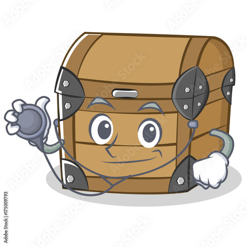 Doctor chest character cartoon style