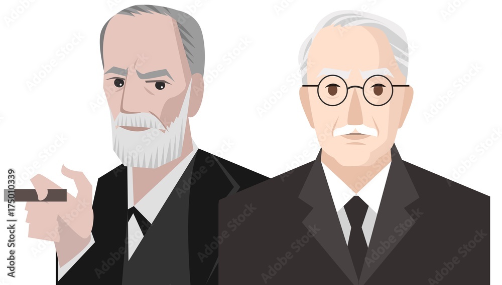 Fotografie two great psychiatrists