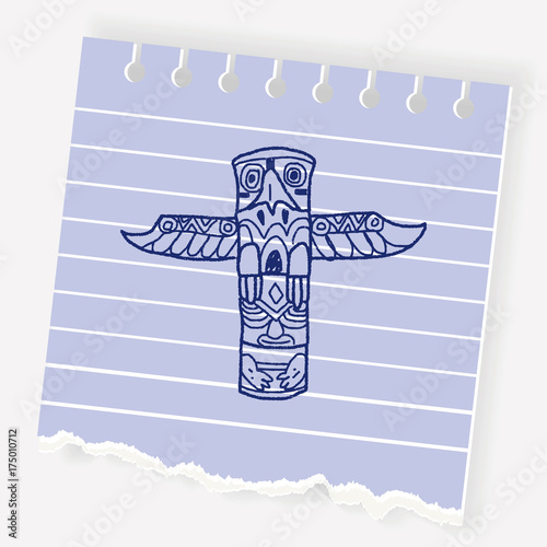 Totem Pole doodle
