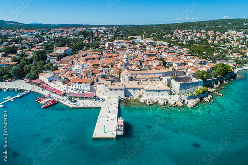 The Old Town of Krk, Croatia photo