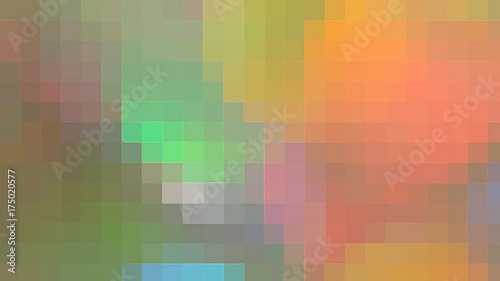 Wallpaper Mural technical background motion colored pixel squares Torontodigital.ca
