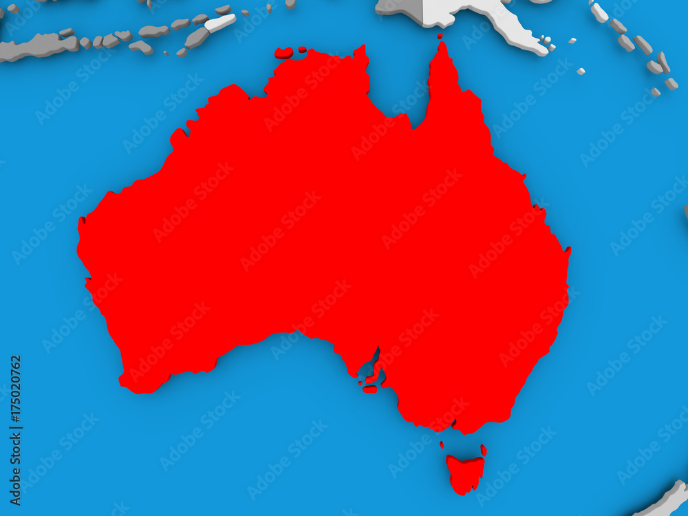 Fototapeta premium Map of Australia