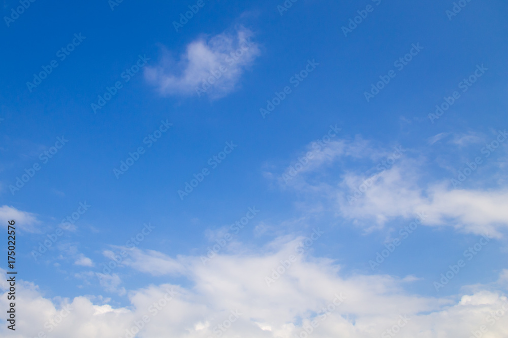 White clouds in blue sky White clouds in blue sky