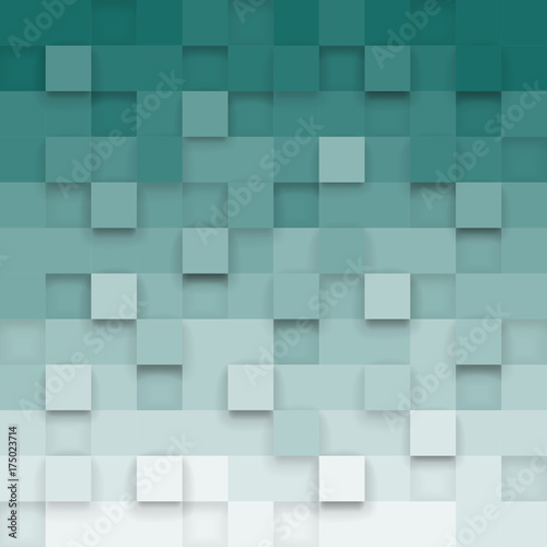 Geometric background with 3d cubes