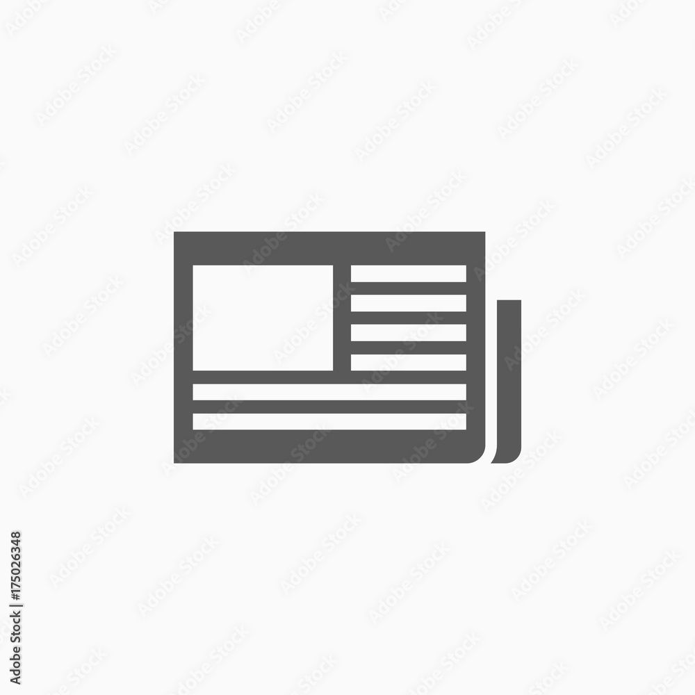 newspaper icon newspaper icon