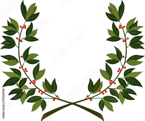 Laurel wreath - symbol of victory and achievement