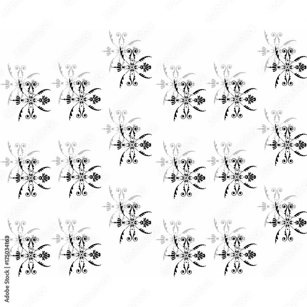 Abstract leaf pattern. Abstract leaf pattern.