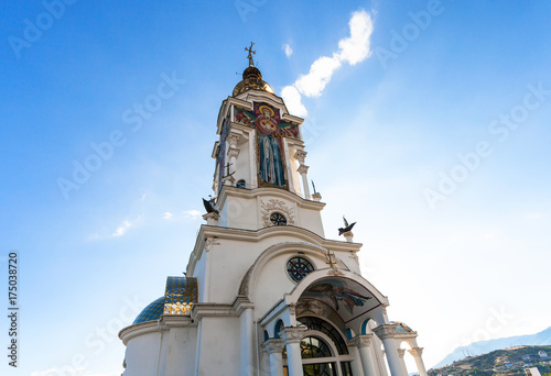 dome of Church-lighthouse of St Nicholas in Crimea photo