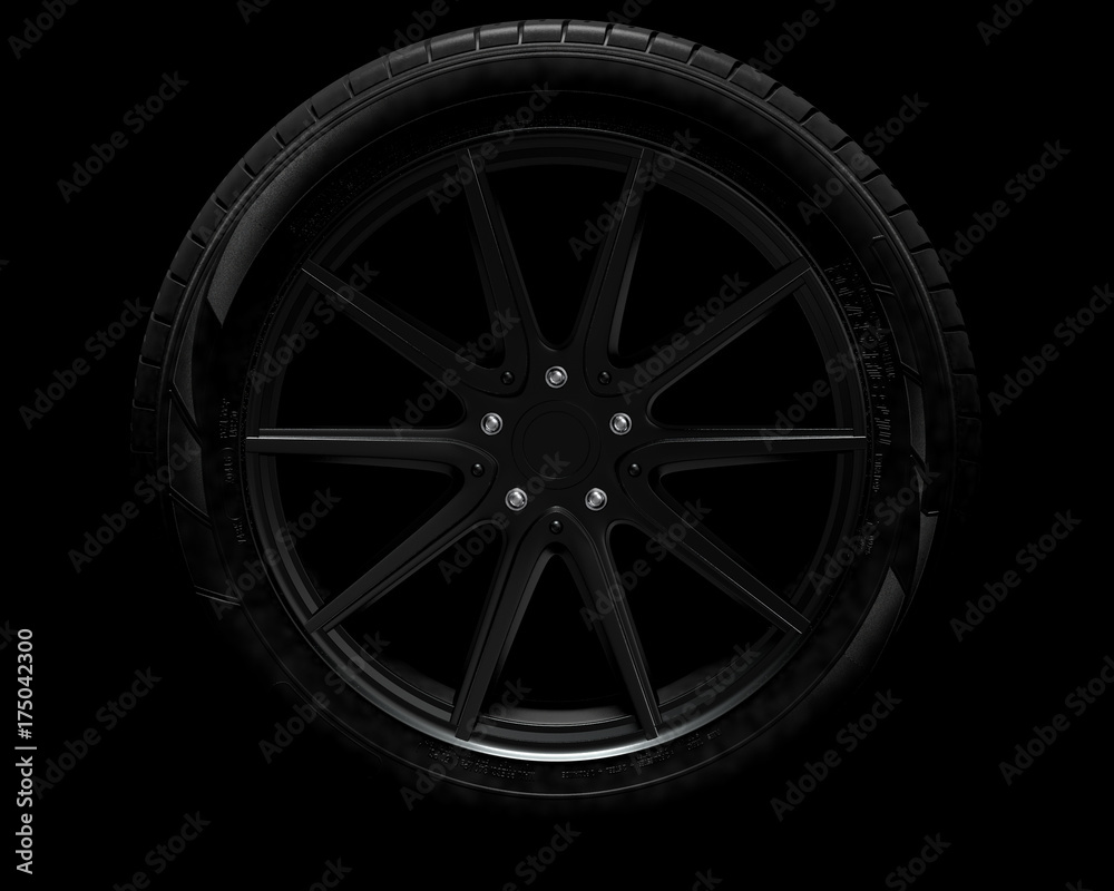 Tire Dark Background