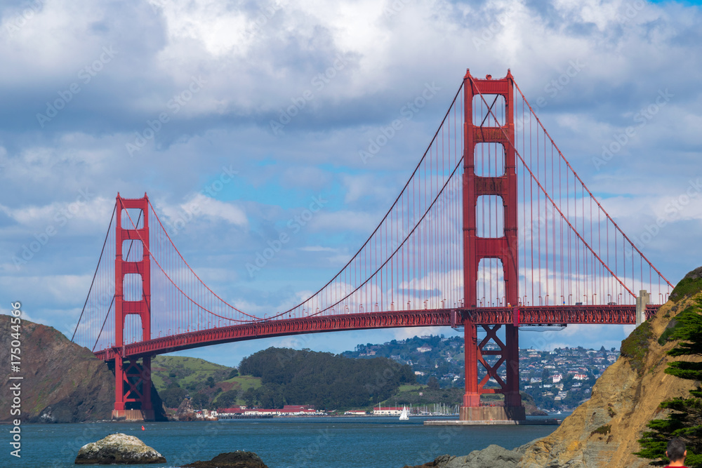 Golden Gate Park and Golden Gate Bridge, San Francisco, California, USA Golden Gate Park and Golden Gate Bridge, San Francisco, California, USA