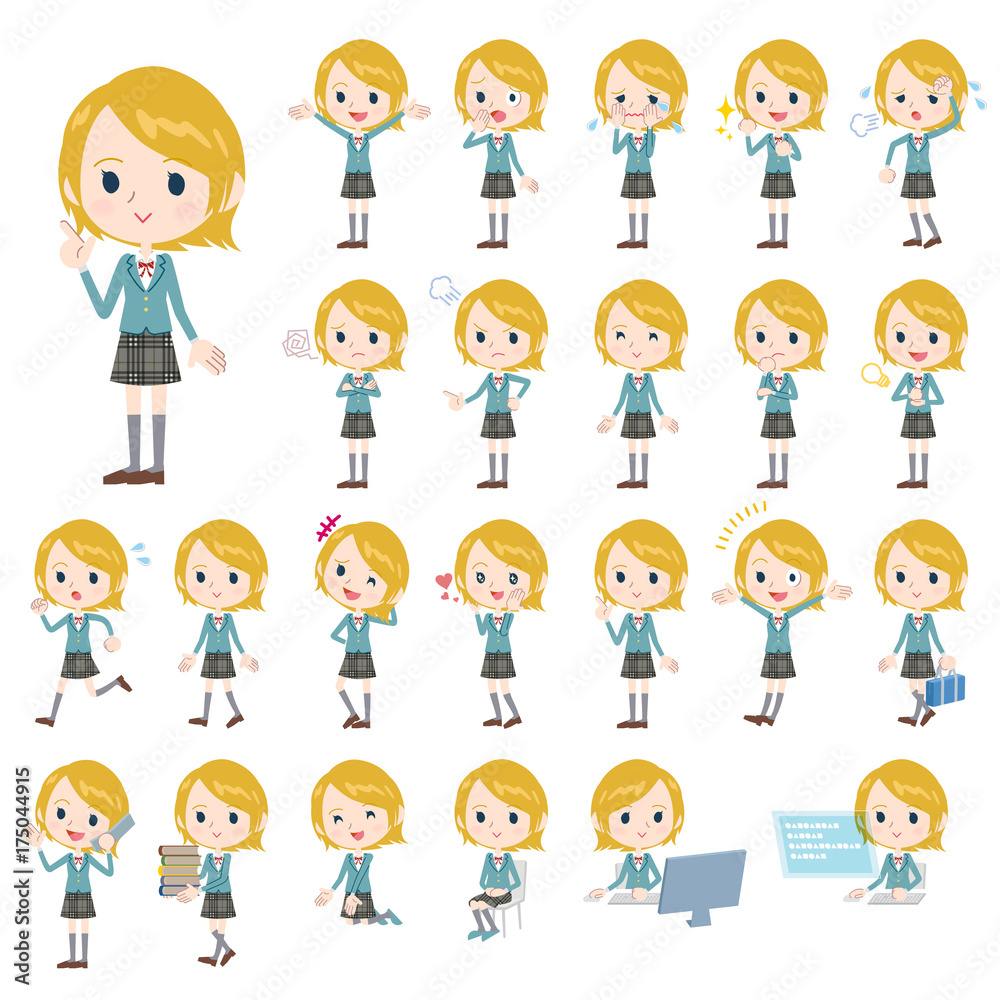 Schoolgirl White 1 Schoolgirl White 1