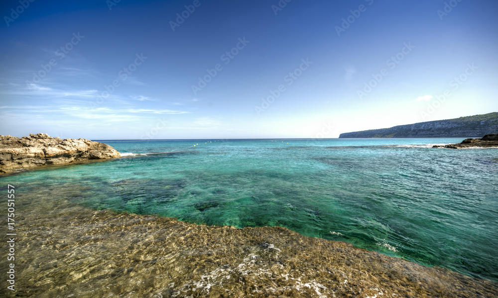 Coast of Formentera in Es Carnatge ( balearic Islands)