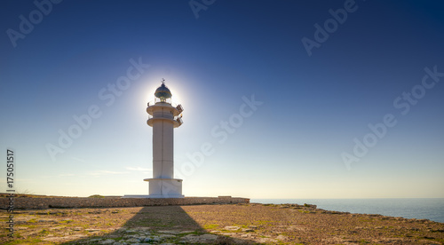 lighthouse of Cap de Barbaria in Formentera photo