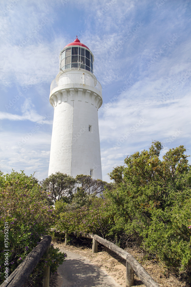 Cape Schanck Lighthouse was built in 1859. It is located on the southernmost tip of the Mornington Peninsula.