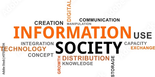 word cloud - information society