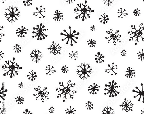 Snowflakes. Vector illustration