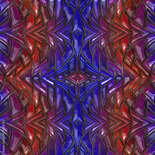 3d illustration - Abstrakt fraktal muster © jhantares