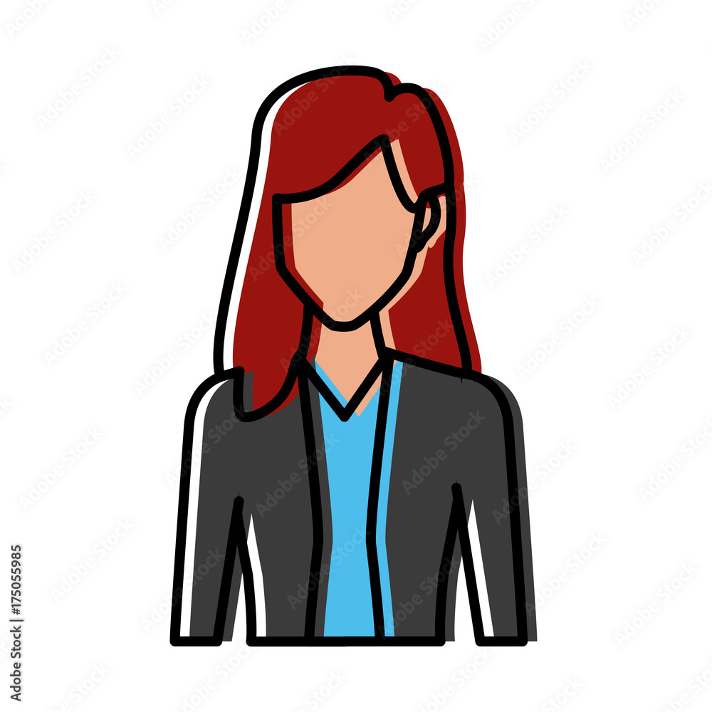 Young woman avatar icon vector illustration graphic design Young woman avatar icon vector illustration graphic design