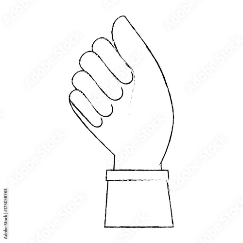 hand human fist icon