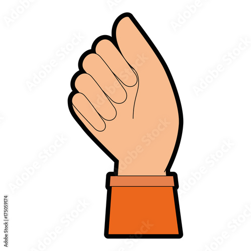 hand human fist icon