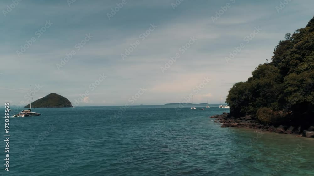 Thailand Coral Island Drone Shot Thailand Coral Island Drone Shot