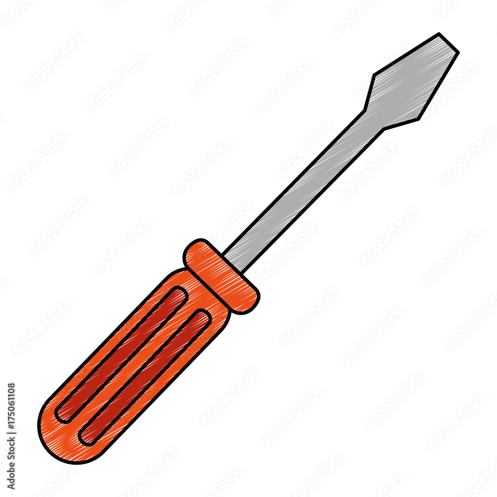 screwdriver tool isolated icon screwdriver tool isolated icon
