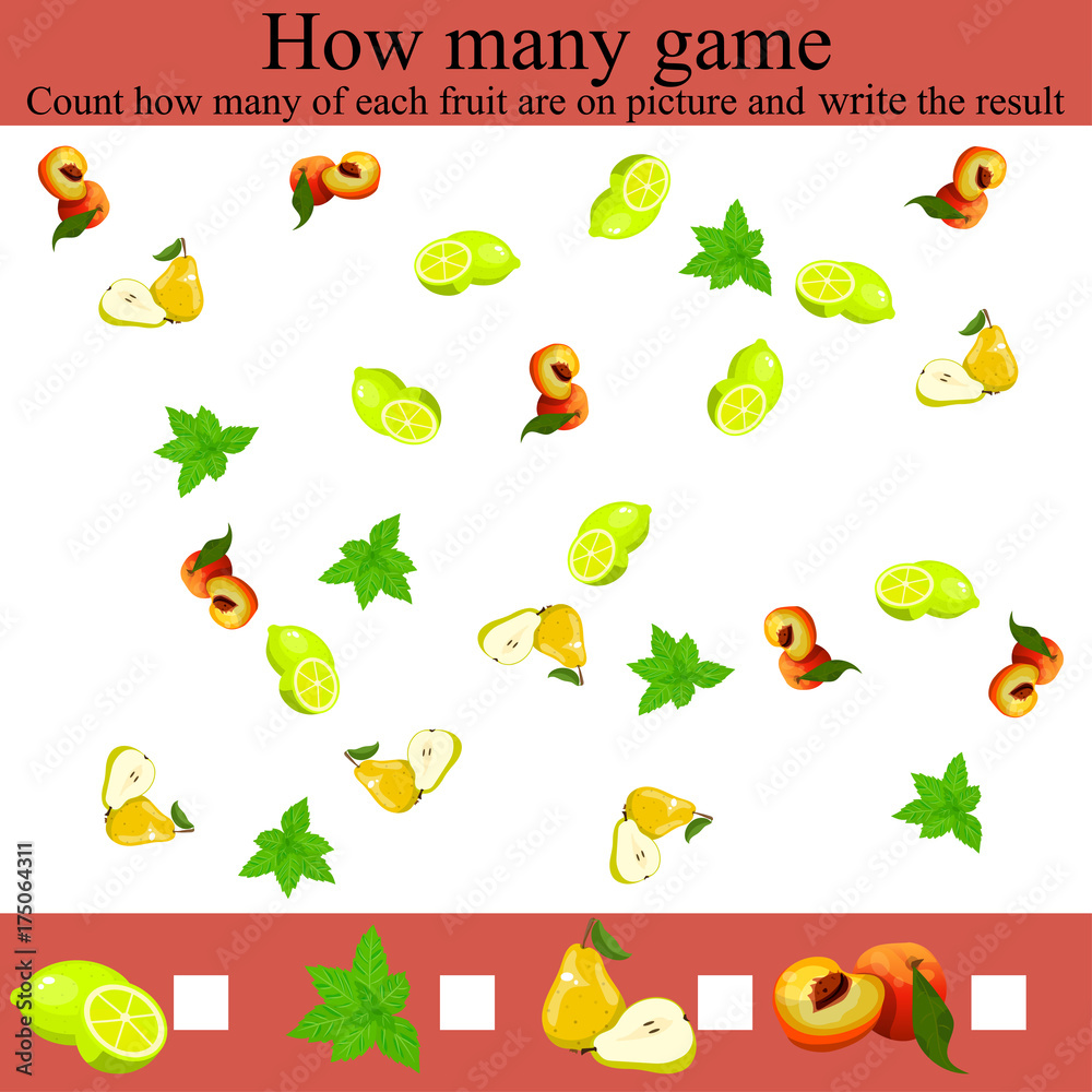 how many objcets game