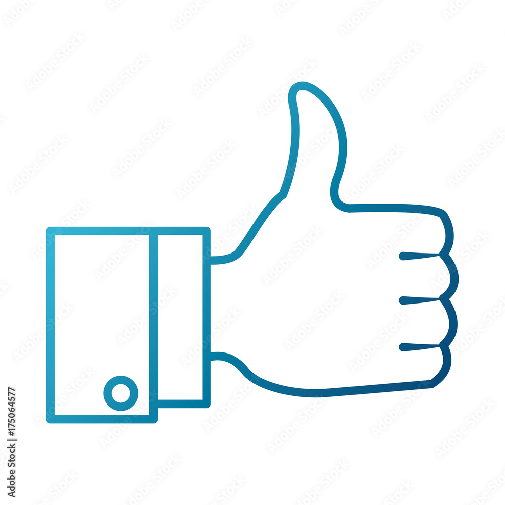 Thumb up like symbol icon vector illustration graphic design Thumb up like symbol icon vector illustration graphic design