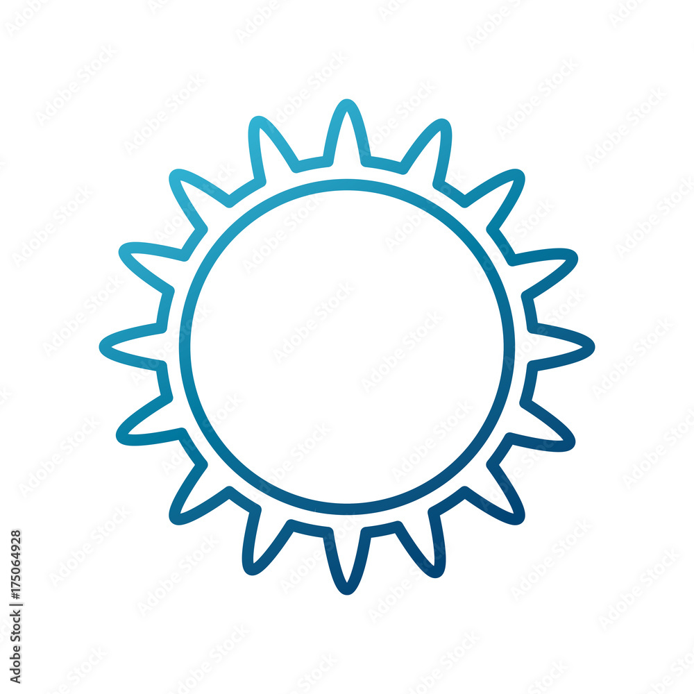 Sun isolated symbol icon vector illustration graphic design