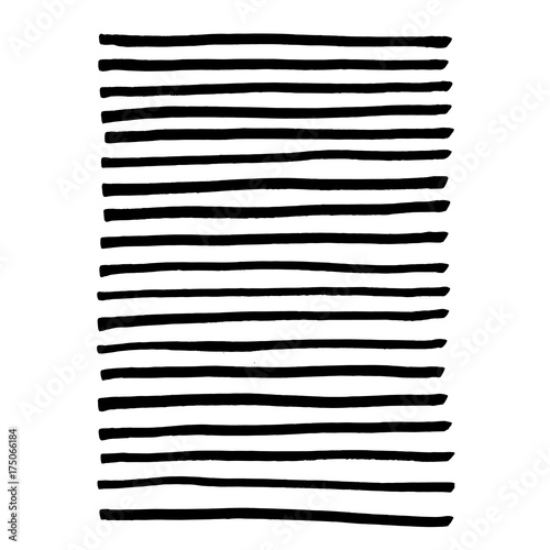 Black marker lines.Striped background. Vector illustration
