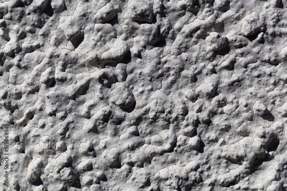 Coarse grained white colored plaster Coarse grained white colored plaster