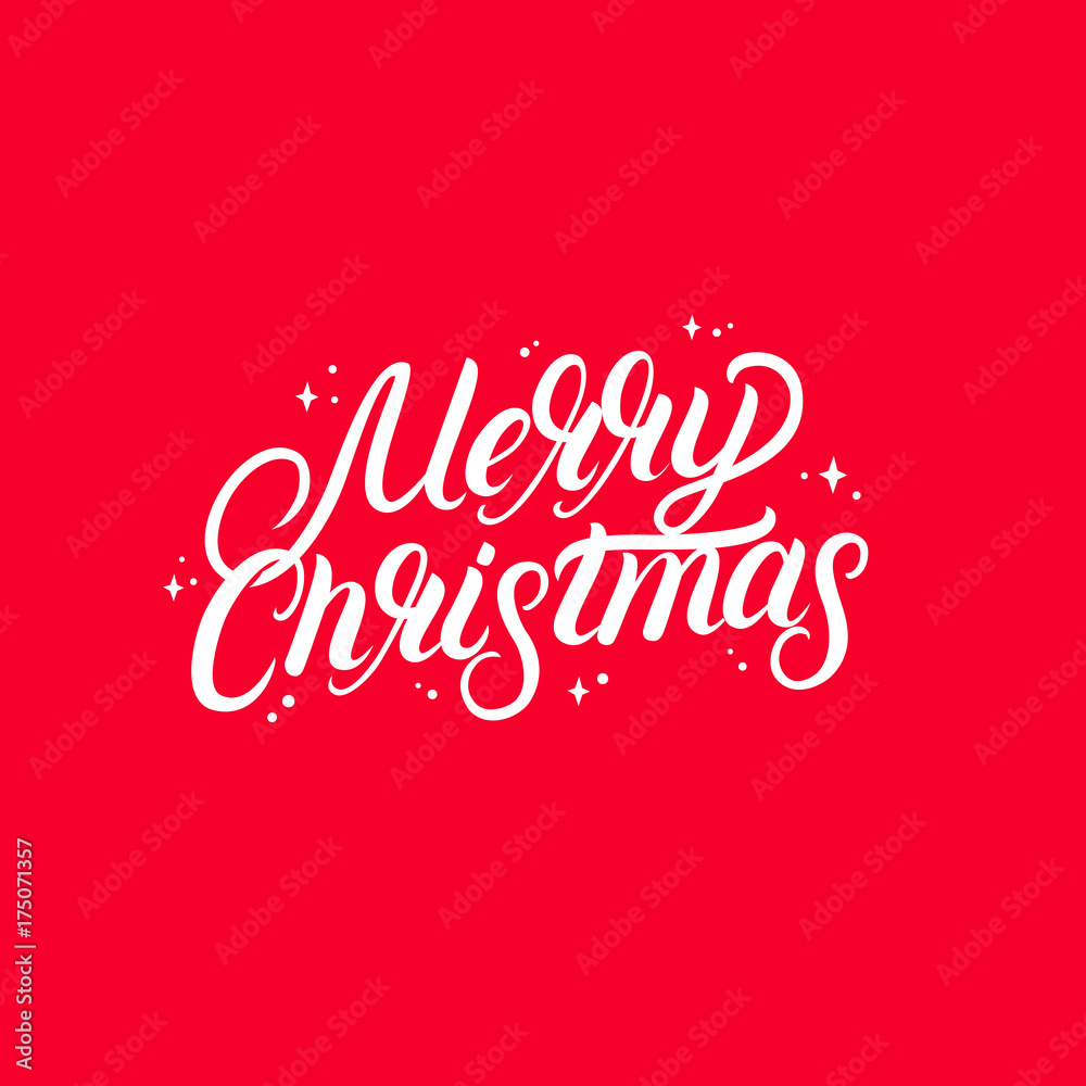 Merry Christmas 2018 hand written lettering text. Merry Christmas 2018 hand written lettering text.