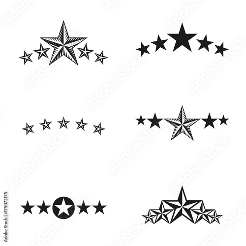 Stars ancient emblems eleme...