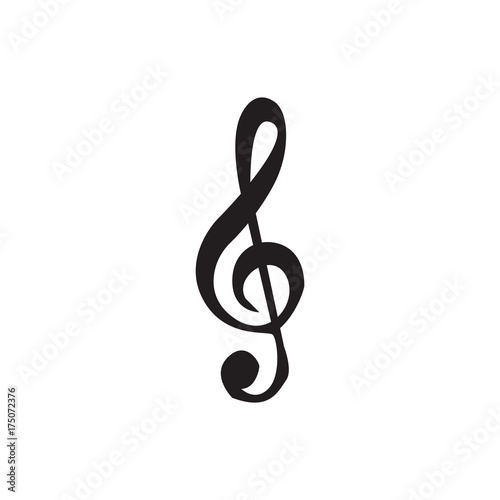 Musical note vector icon