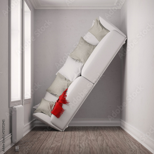 Raum zu klein für Sofa