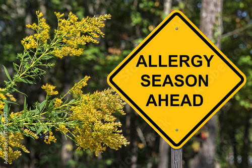 Caution - Allergy Season Ahead photo