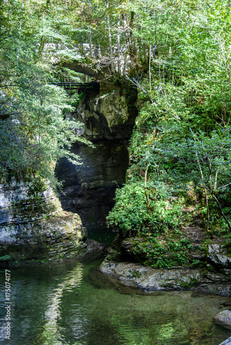 Waterfalls and water games in the Julian Alps