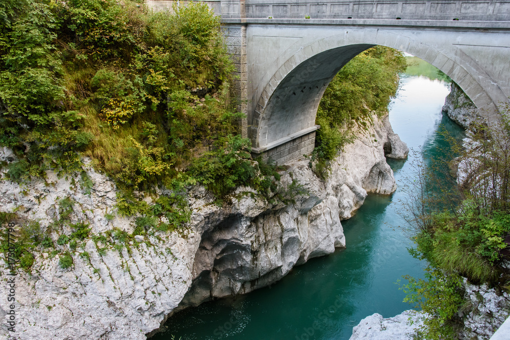 Gorge of the Isonzo River