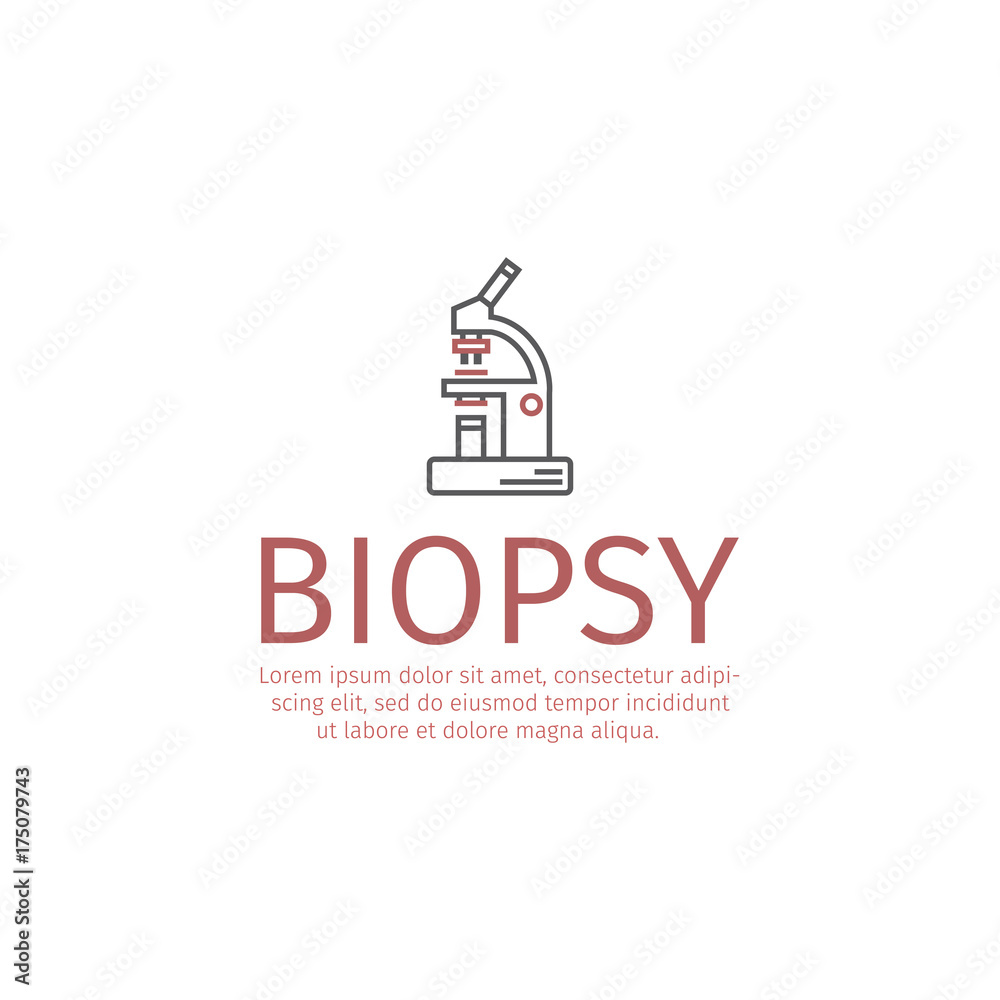 Biopsy flat icon