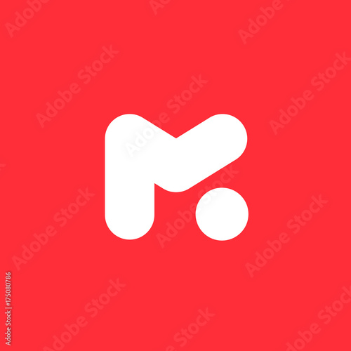Letter M logo icon design template elements