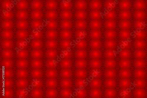 Abstract vector red graphic circular pattern, Abstract background - concentrated circular pattern