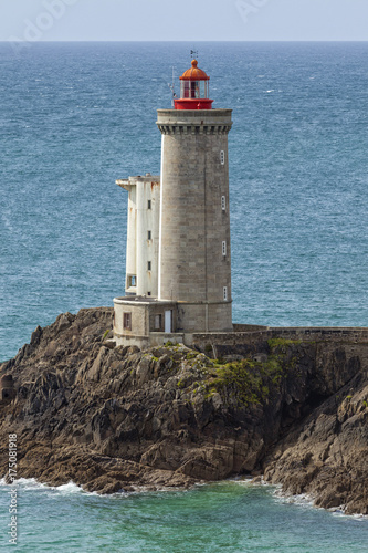 Obraz na plátně Lighthouse Petit Minou in the roadstead of Brest, Brittany