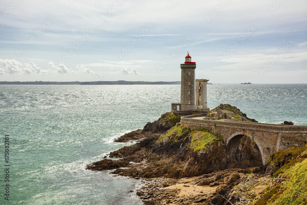 Lighthouse near Plouzane, Finistere, Brittany, France
