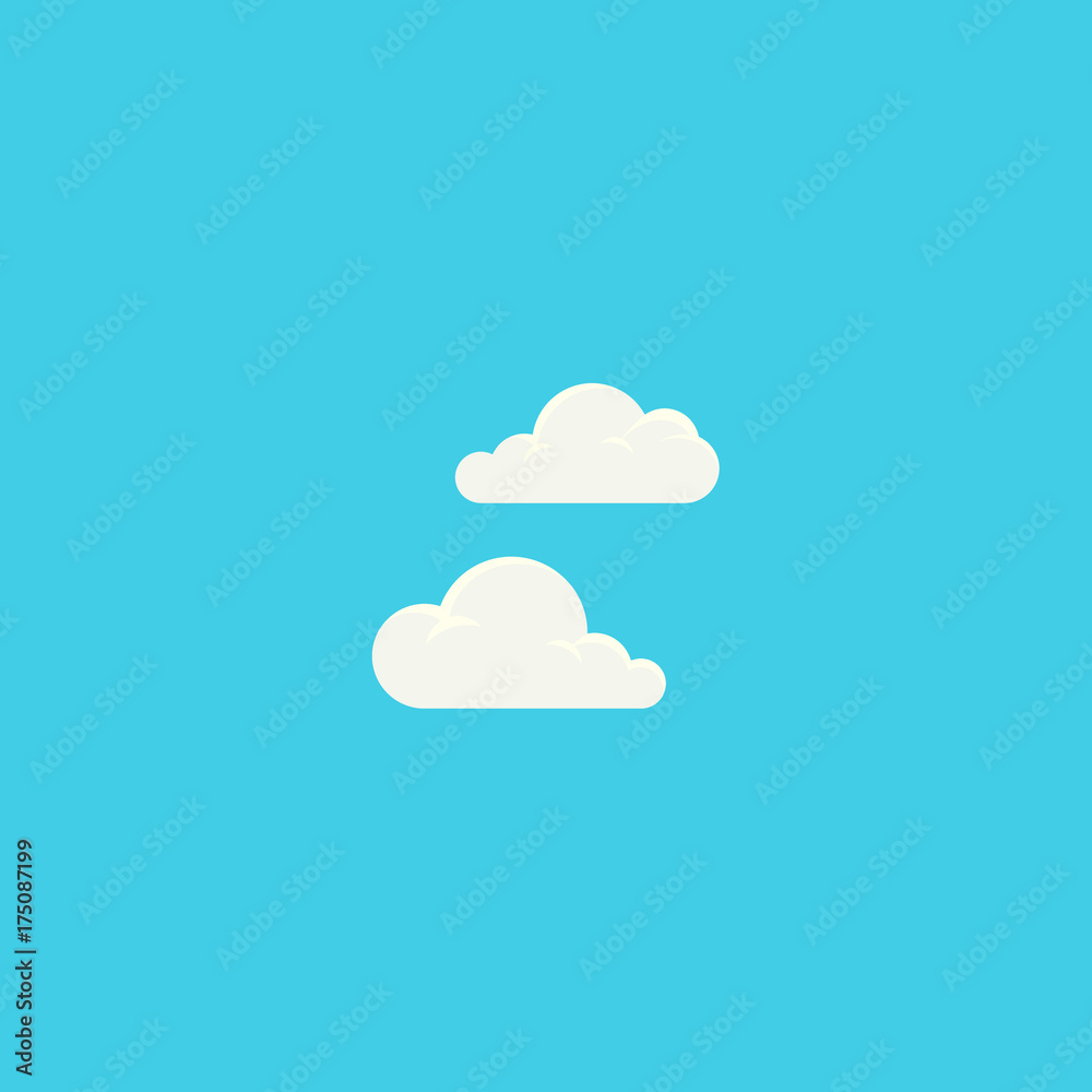 Fluffy clouds. Pattern of cute and fluffy clouds over a blue sky. Fluffy clouds. Pattern of cute and fluffy clouds over a blue sky.
